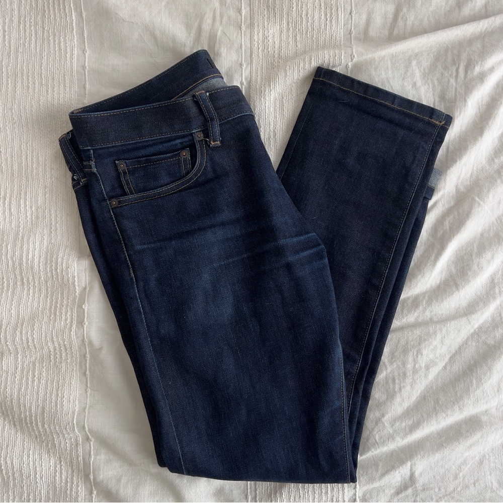 Uniqlo Skinny Tapered Raw Selvedge Jeans 31X34
